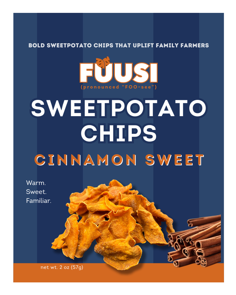 (Pre-Order) 2oz FUUSI Cinnamon Sweet Sweetpotato Chips